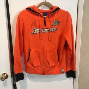 Parros signed Anaheim Ducks Hockey Sweatshirt